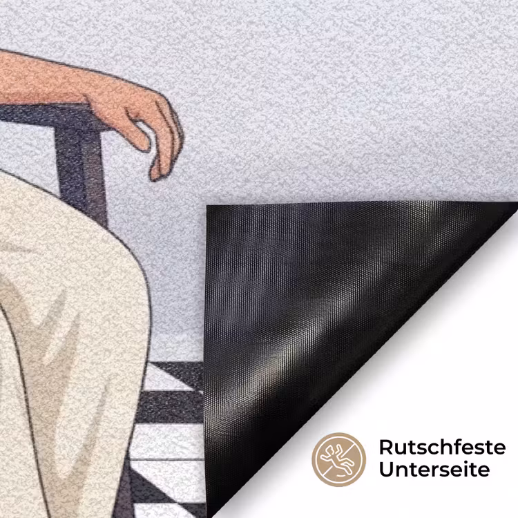 Half human, Half Coffee - Infuus - Koffie Deurmat klein -antislip_DE