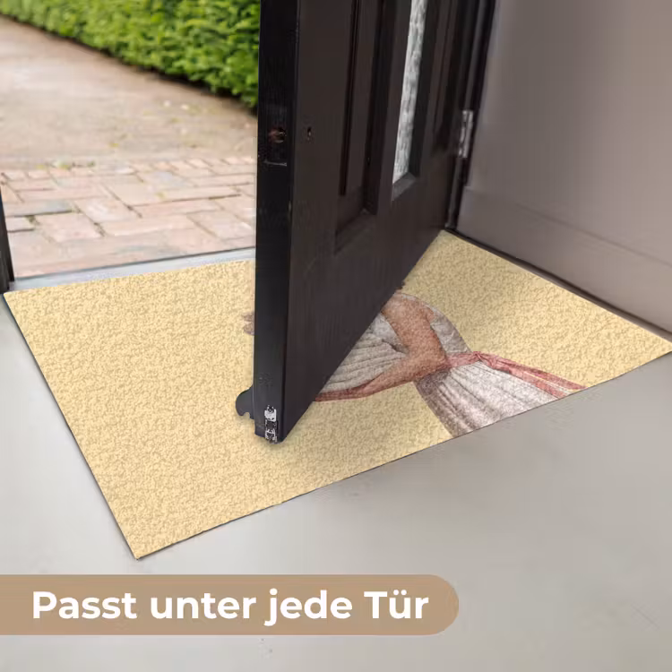 Handdoeken - Vrouw - Jurk - Roze Deurmat klein -USP_DE