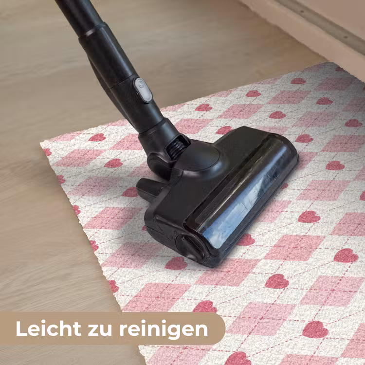 Ruiten - Klassiek - Roze - Wit Deurmat klein 898 -reinigen_DE