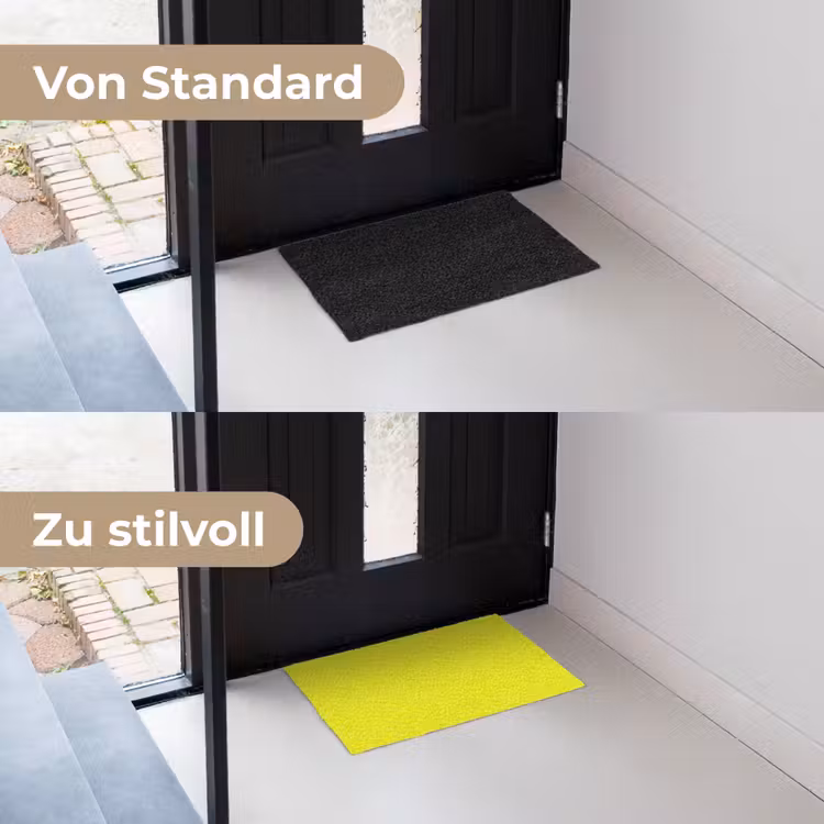 Bright - Canary - Geel Deurmat klein 898 -voor-na_DE