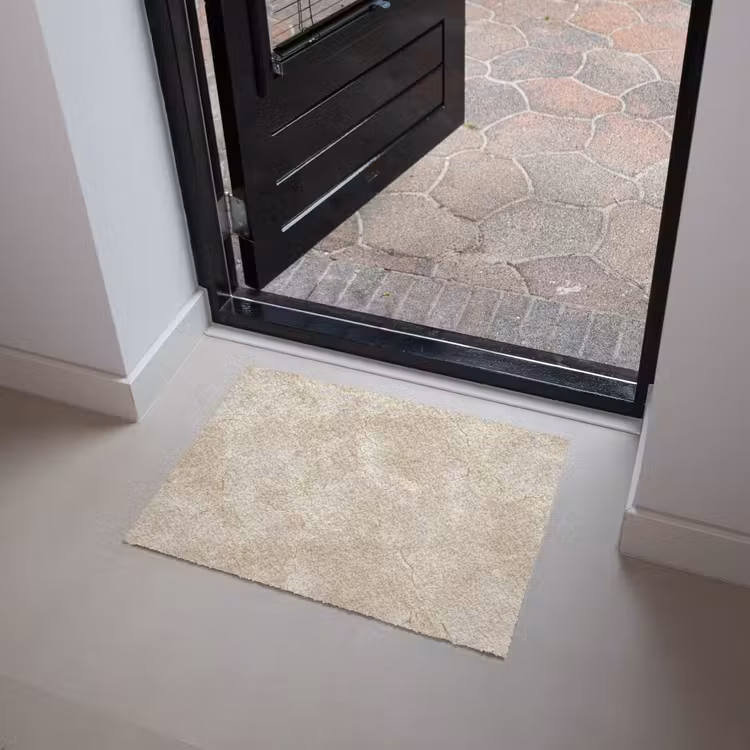 Lichtbeige - Marmer - Aders Deurmat klein 898 -sfeer5