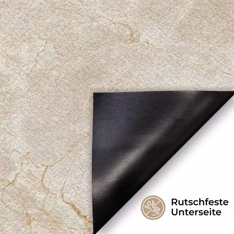 Lichtbeige - Marmer - Aders Deurmat klein 898 -antislip_DE