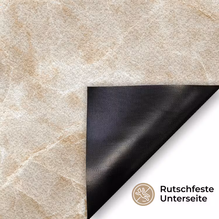Lichtbeige - Onyx - Subtiel Deurmat klein 898 -antislip_DE