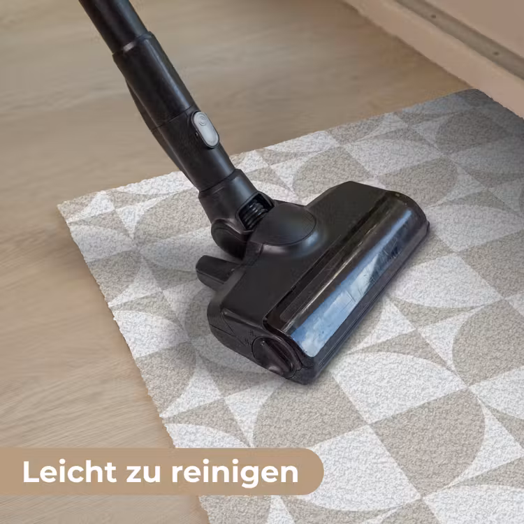 Lichtgrijs - Wit - Vierkant - Rond Deurmat klein 898 -reinigen_DE