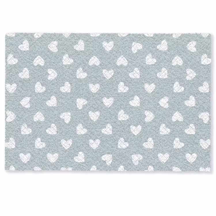 Hartjes - Blauw - Patroon - Strepen Deurmat klein 898 -zkaufland3d