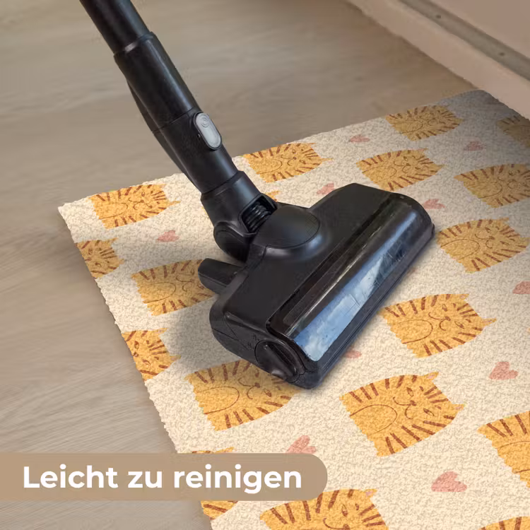 Hartjes - Katten - Strepen - Beige Deurmat klein 898 -reinigen_DE