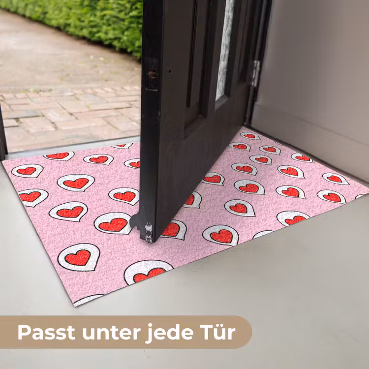 Hartjes - Patroon - Rood Deurmat klein 898 -USP_DE