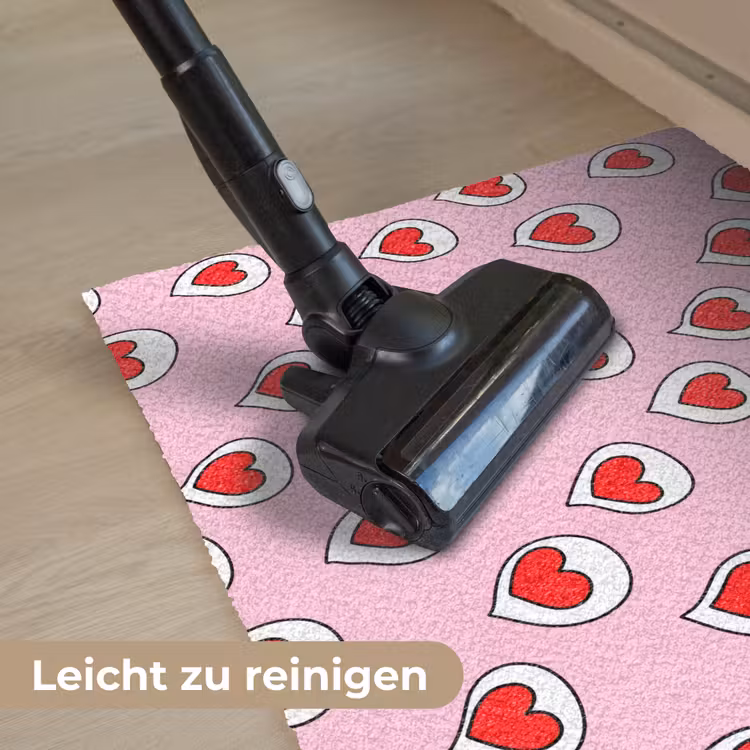 Hartjes - Patroon - Rood Deurmat klein 898 -reinigen_DE