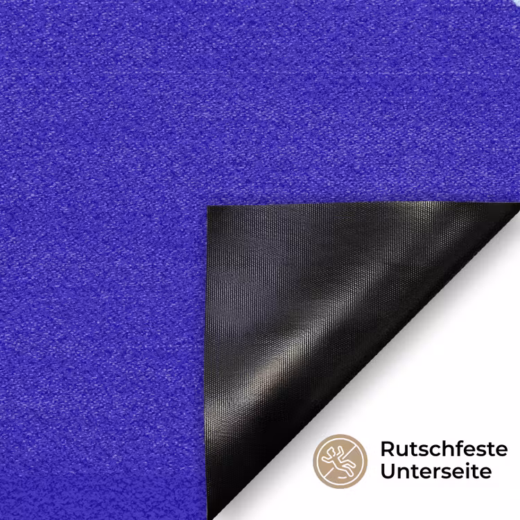 Today is a good day - Blauw - Schaduw Deurmat klein -antislip_DE