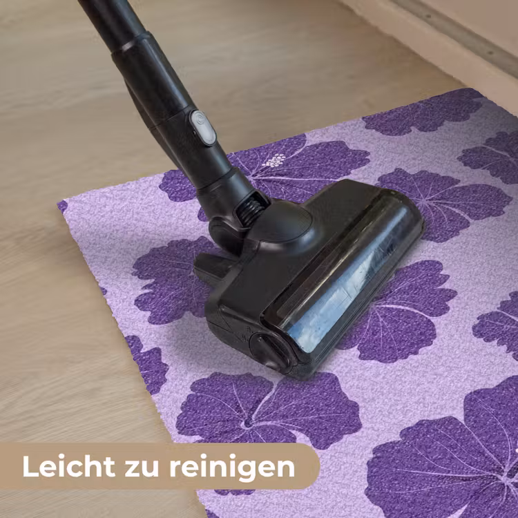 Hibiscus - Bloemen - Paars Deurmat klein 898 -reinigen_DE