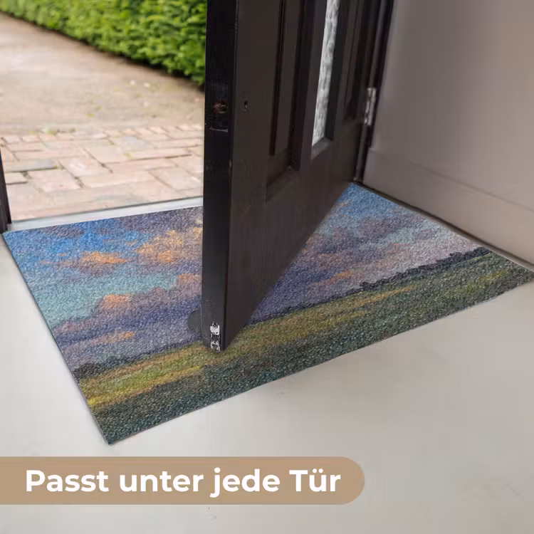 Lucht - Wolken - Landschap - Modern - Oranje Deurmat klein -USP_DE