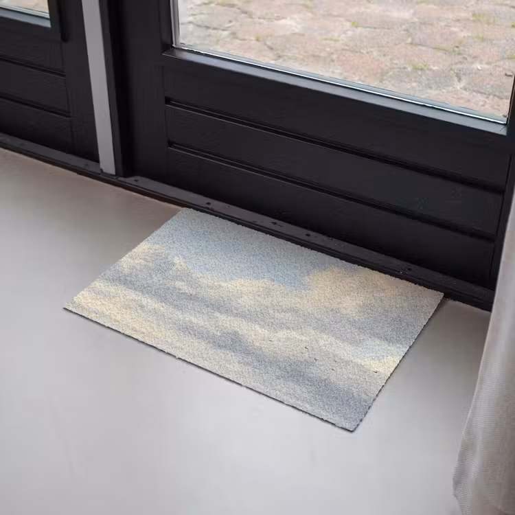 Lucht - Wolken - Natuur - Klassiek - Blauw Deurmat klein -sfeer2