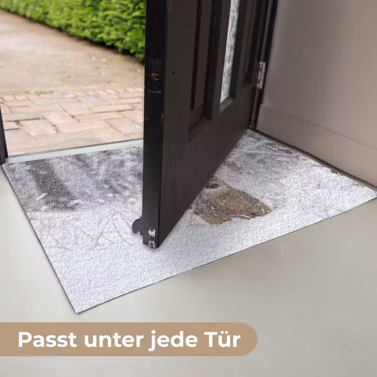 Hert - Sneeuw - Bos - Dieren - Vertederend Deurmat klein -USP_DE