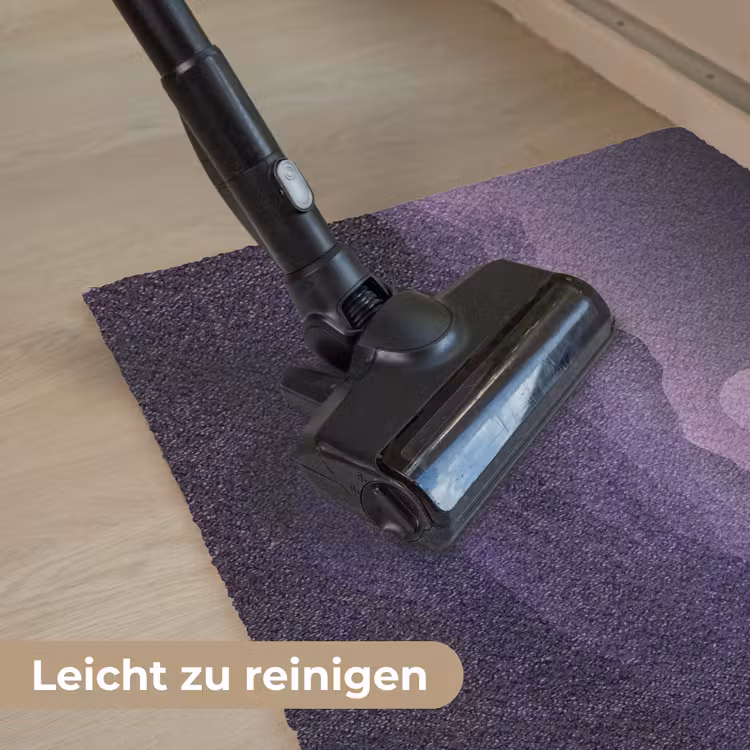 Heuvels - Paars - Mist - Zon Deurmat klein -reinigen_DE