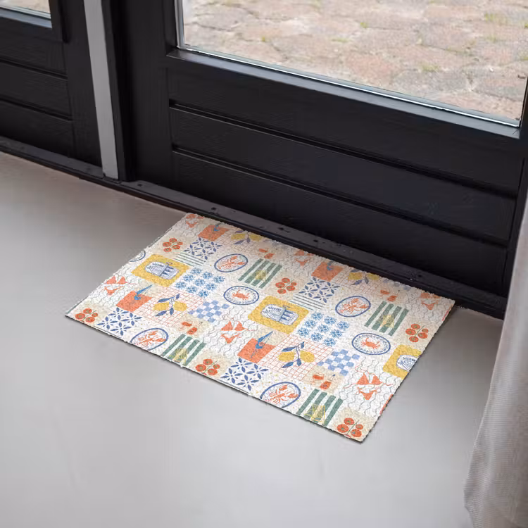 Illustratie - Patroon - Grafisch - Kleur Deurmat klein 898 -sfeer2