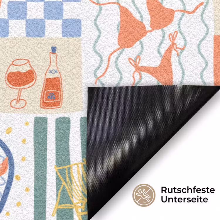 Illustratie - Patroon - Grafisch - Kleur Deurmat klein 898 -antislip_DE
