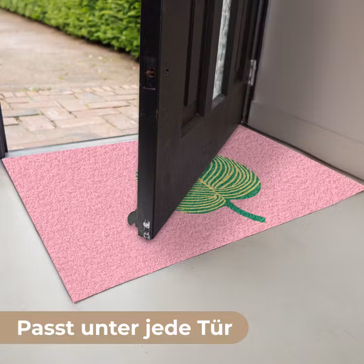 Illustratie - Blad - Minimalistisch - Groen Deurmat klein -USP_DE