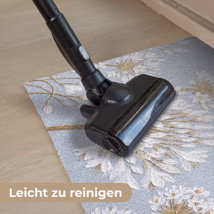 Illustratie - Bloemen - Blauw Deurmat klein -reinigen_DE
