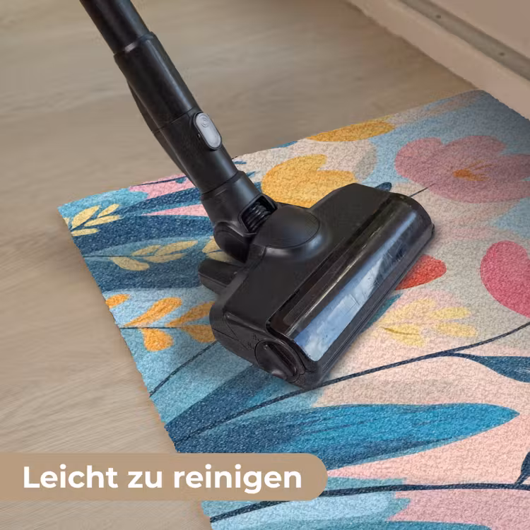 Illustratie - Bloemen - Kleurrijk Deurmat klein -reinigen_DE
