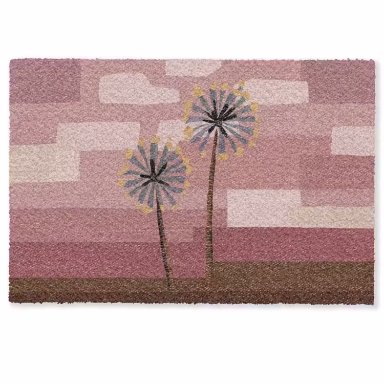 Illustratie - Bloemen - Vlakken - Abstract Deurmat klein -zkaufland3d