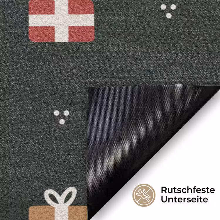 Illustratie - Cadeaus - Groen Deurmat klein 898 -antislip_DE