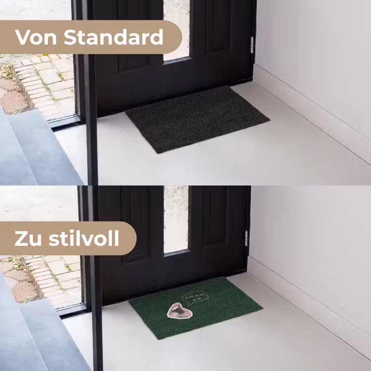Illustratie - Mond - Donkergroen - Tekstwolkje Deurmat klein -voor-na_DE