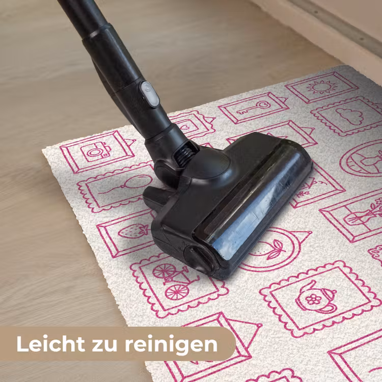 Illustratie - Collectie - Kunst - Minimalistisch - Roze Deurmat klein -reinigen_DE