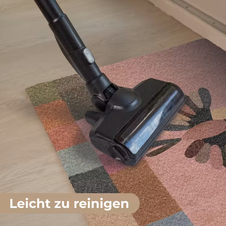 Illustratie - Vogel - Vlakken - Kleurrijk Deurmat klein -reinigen_DE