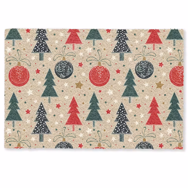 Illustratie - Kerst - Sterren Deurmat klein 898 -zkaufland3d