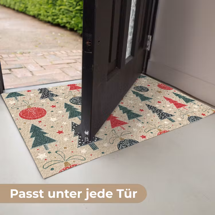 Illustratie - Kerst - Sterren Deurmat klein 898 -USP_DE
