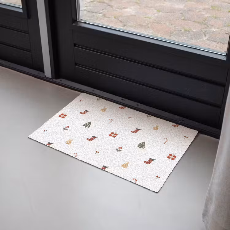 Illustratie - Kerstsymbolen - Wit Deurmat klein 898 -sfeer2