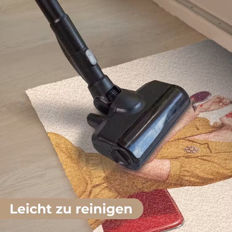 Illustratie - Mascara - Vrouw - Geel Deurmat klein -reinigen_DE