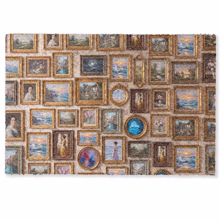 Interieur - Kunst - Collectie - Klassiek - Goud Deurmat klein -zkaufland3d