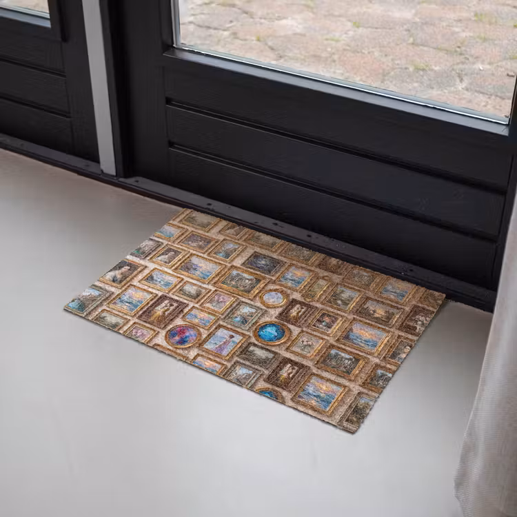 Interieur - Kunst - Collectie - Klassiek - Goud Deurmat klein -sfeer2