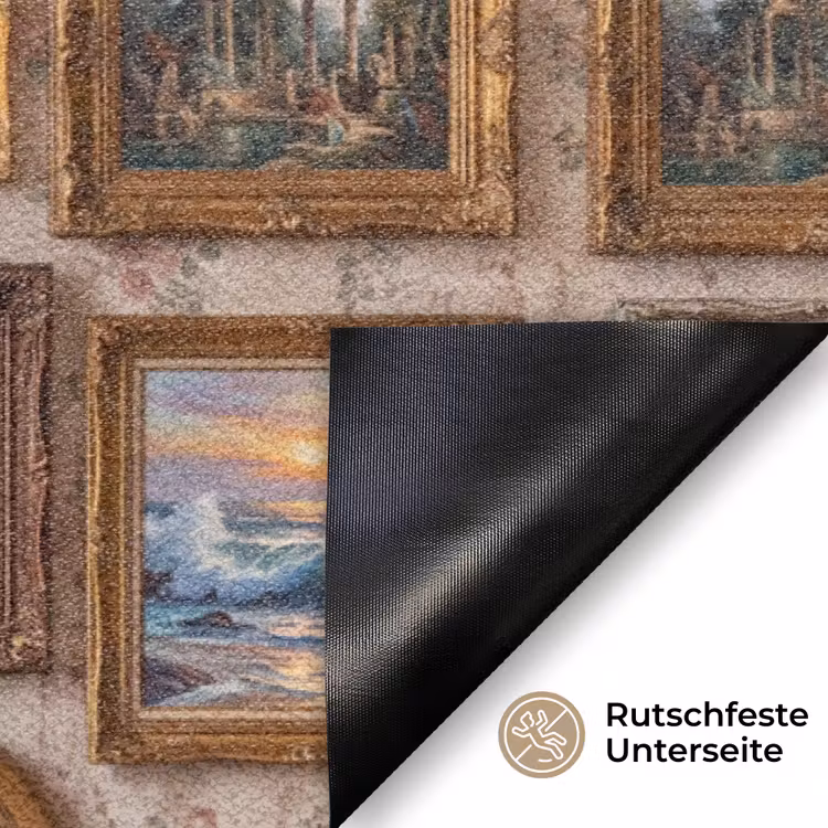 Interieur - Kunst - Collectie - Klassiek - Goud Deurmat klein -antislip_DE