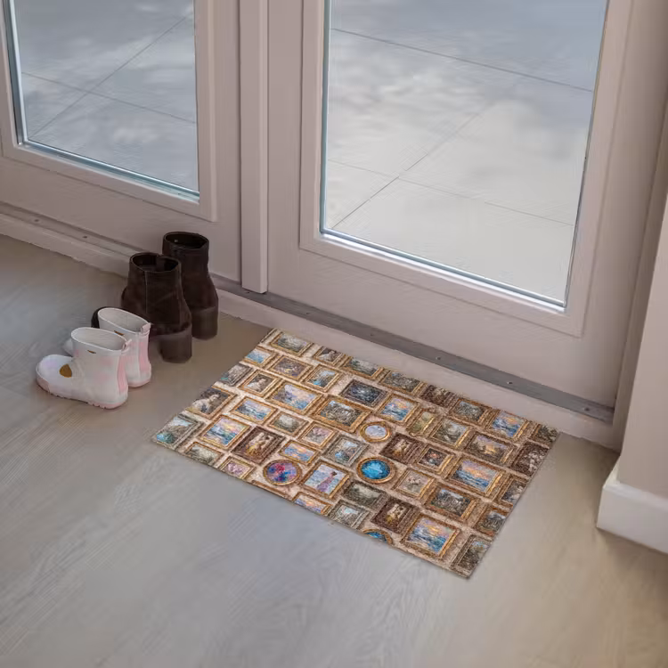 Interieur - Kunst - Collectie - Klassiek - Goud Deurmat klein -sfeer3