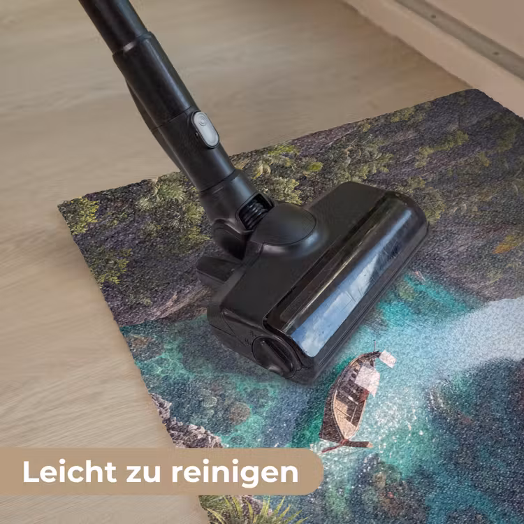 Fußmatte - Insel – Tropisch – Wasser – Palmen – Natur - Eiland - Tropisch - Water - Palmbomen - Natuur Deurmat klein