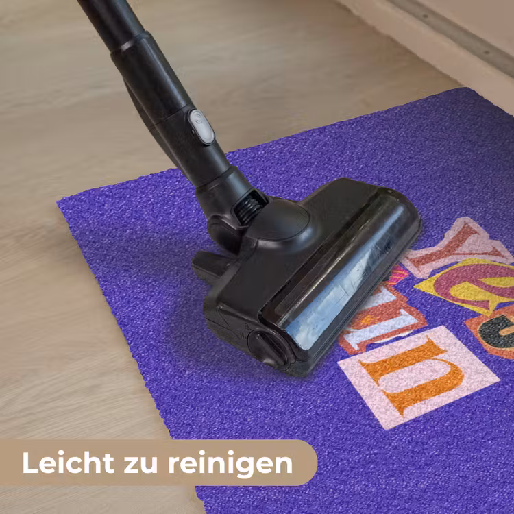 Yes fun - Kleurrijk - Collage-stijl Deurmat klein -reinigen_DE