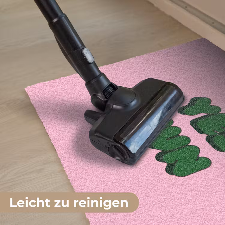 Yes fun - Groen - Roze Deurmat klein -reinigen_DE