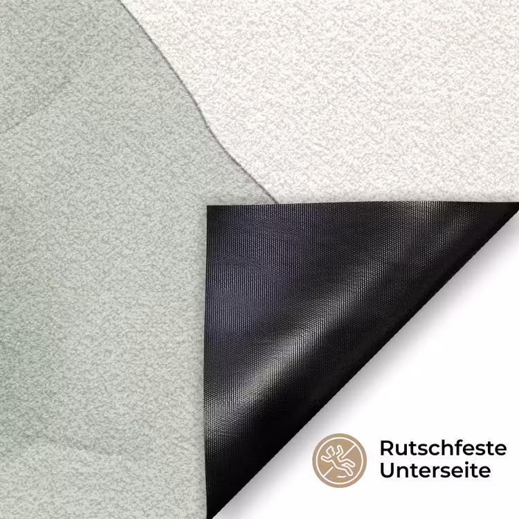 Japandi - Abstract - Groen Deurmat klein -antislip_DE