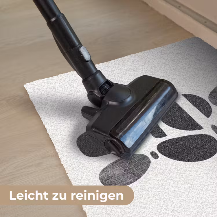 Japandi - Zwart - Abstract Deurmat klein -reinigen_DE