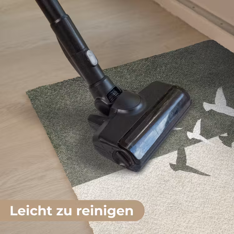 Japandi - Vogel - Groen Deurmat klein -reinigen_DE