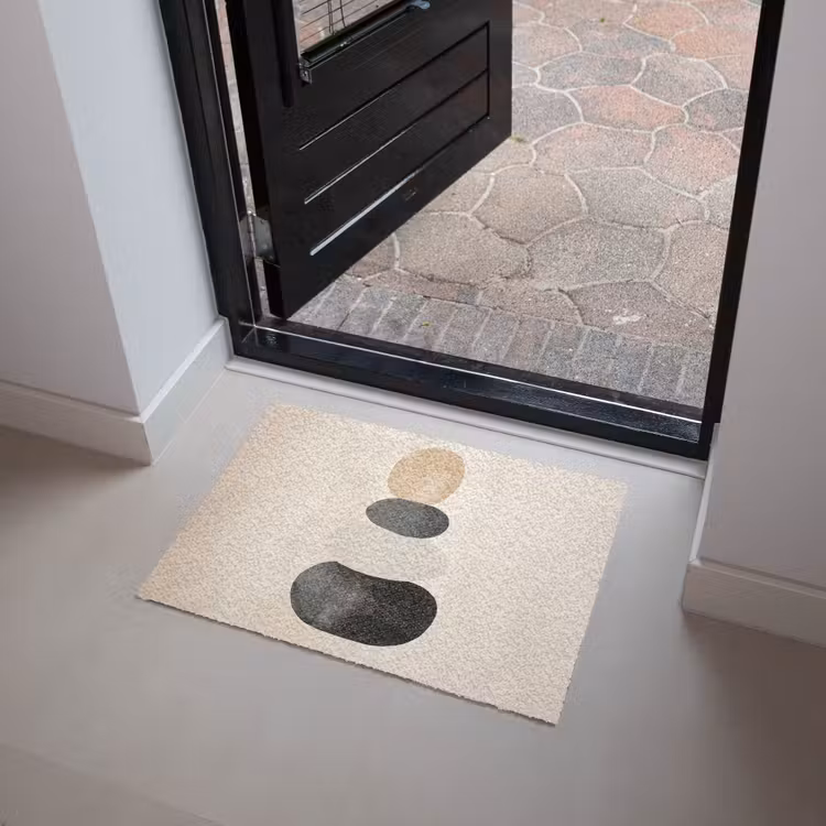 Japandi - Wabi sabi - Beige Deurmat klein -sfeer5