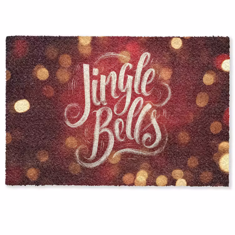 Jingle - Bells - Kerst - Rood Deurmat klein -zkaufland3d