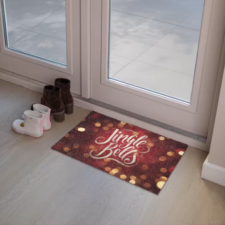 Jingle - Bells - Kerst - Rood Deurmat klein -sfeer3