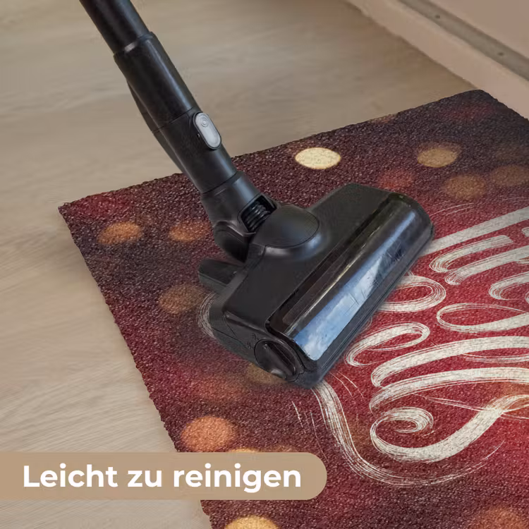 Jingle - Bells - Kerst - Rood Deurmat klein -reinigen_DE