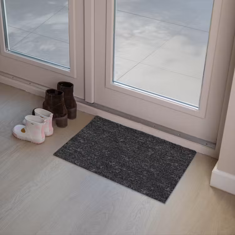Tegels - Patroon - Marmer - Zwart Deurmat klein 898 -sfeer3