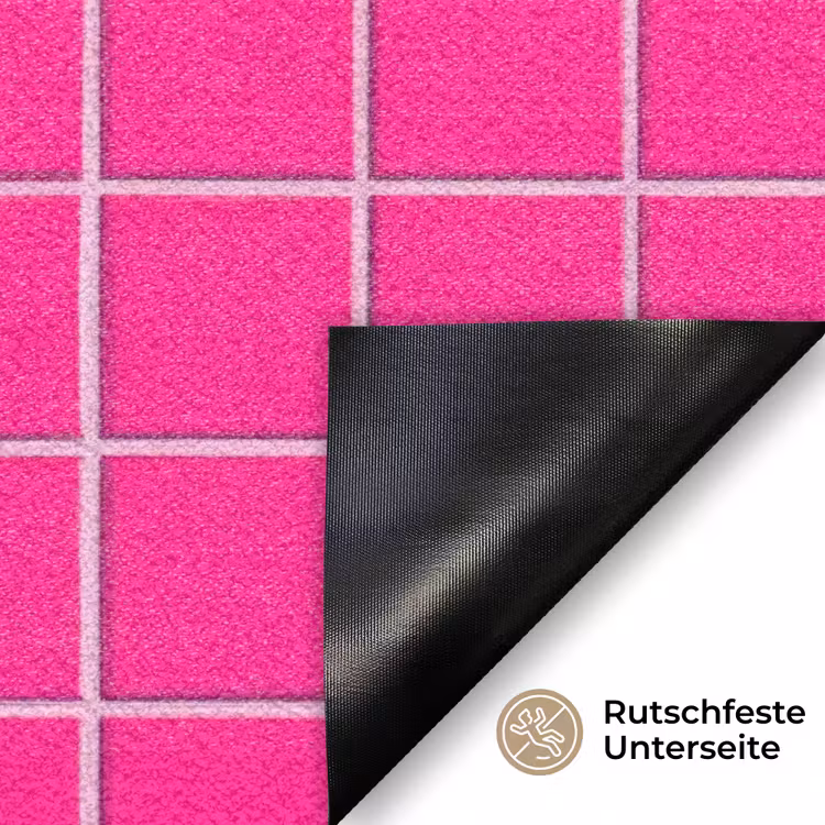 Tegels - Vierkant - Fuchsia Deurmat klein 898 -antislip_DE