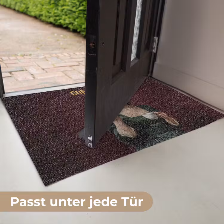 Koffie - Vrouw - Middelvinger Deurmat klein -USP_DE