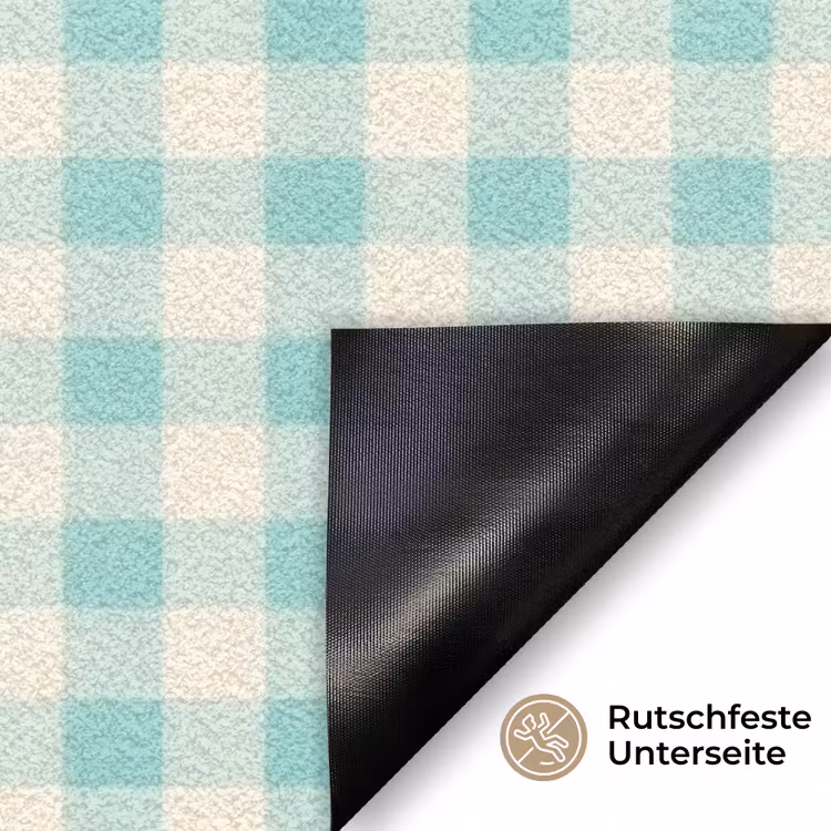 Koffie - Klok - Groen Deurmat klein -antislip_DE